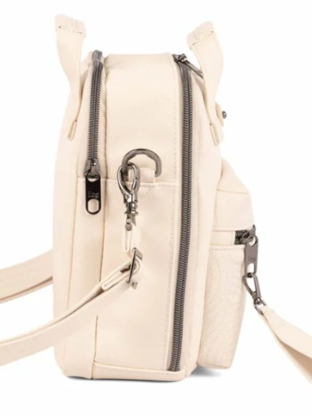 LUG Bumble Satin Luxe VL Crossbody Bag - Macadamia - Picture 2 of 6